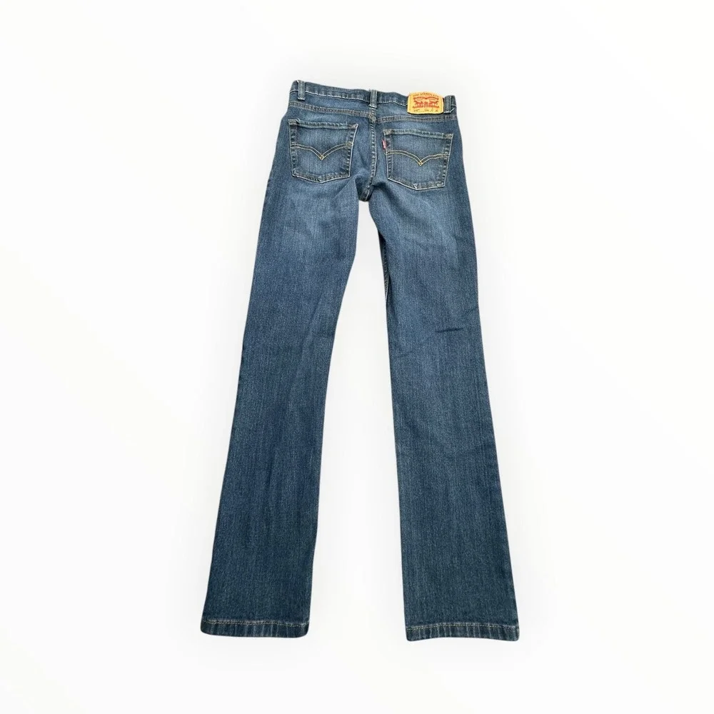 Levi's Jeans Boys 14 Reg Blue 510 Skinny‎ W27 L29 Medium Wash Denim Stretch